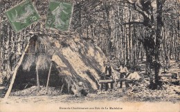Roanne    42  Bois De La Madeleine  Hutte De Sabotiers Et Non De Charbonniers  (erreur De Légende)  (voir Scan) - Roanne