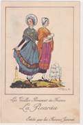 Illustration Les Vieilles Provinces De France Jean Droit La Picardie Farines Jammet Costumes Traditionnels - Droit