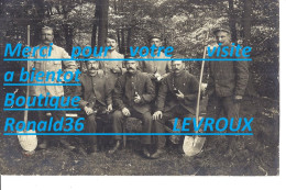 Cpp Allemagne Environ De GEVELSBERG Groupe Militaire Francais En Forêt Prisonnier Au Travail  Regiment 1914.18 - Gevelsberg