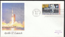 United States Cape Canaveral 1969 / Apollo 12 Launch / Space - América Del Norte