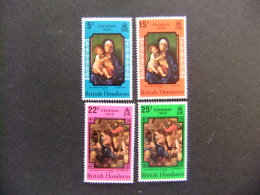 BRITISH HONDURAS HONDURAS BRITANNIQUE 1968 Noël Tableaux Yvert Nº 237 / 240 ** MNH Sg Nº 279 / 82 ** MNH - Honduras Britannique (...-1970)