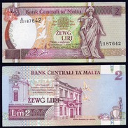 MALTA : 2  Liri - P45b - UNC - Malta