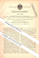 Original Patent - Adam Adams In Old Fletton Peterborough , Huntingdon , 1899 , Brick Press , Roofing Tiles !!! - Sonstige & Ohne Zuordnung