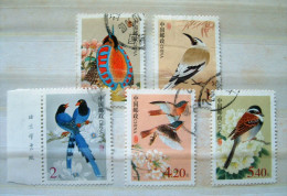 China 2002 Birds - Scott #3175/79 = 3.20 $ - Used Stamps