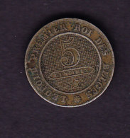 BELGIUM MORIN CAT N° 137, Qualite Voir Scan,  1861 (B027) - 5 Cent