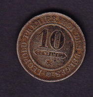 BELGIQUE MORIN N° 136 1864 SUP. (SP2) - 10 Cents