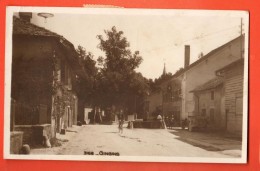 PRA-11  Gingins, Village, Cycliste. ANIME. Cachet 1924 Vers La France. - Gingins