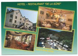 CARTE PUB PUBLICITAIRE ESCH SUR SURE, HOTEL RESTAURANT DE LA SURE, LUXEMBOURG - Esch-Sauer