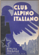 CLUB ALPINO ITALIANO -  Marzo 1935   (80810) - Premières éditions