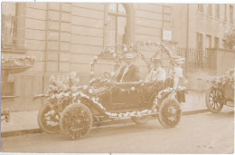 CHEMNITZ Auto Blumenkorso Magaritentag ? 1913 Original Private Fotokarte 12.9.1913 Gelaufen - Chemnitz