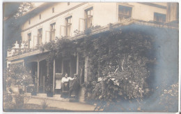 LAUENBURG Einzelhaus Pension Belebt Hotel + Besitzer Original Private Fotokarte 13.9.1908 Gelaufen - Lauenburg