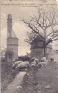 CPA 61 @ JUVIGNY Sous Andaine - Juvigny Val D'Andaine - La Tour De Bonvouloir - Moutons Brebis Paturage En 1907 - Juvigny Sous Andaine