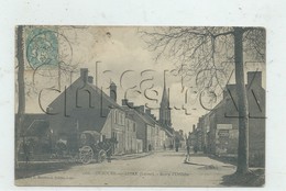 Ouzouer-sur-Loire (45) : MP D'un Marchand Ambulant Cordonnier ("Au Chat Botté"), Route D'Orléans En 1907 (animé)  PF. - Ouzouer Sur Loire