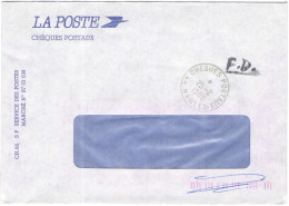 FRANCIA - France - 1988 - Franchise - La Poste - Chèques Postaux - FD, Fausse Direction - Viaggiata Da Nantes - Lettere In Franchigia Civile