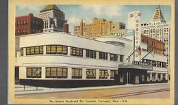 U .S. A      The Modern Greyhound Bus Terminal ,Cincinnati  OHIO - Cincinnati