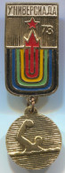 WATER POLO, PALLANUOTO - UNIVERSIADE 1973. RUSSIA, Vintage Pin Badge, Abzeichen, D 50 X 20 Mm - Water-Polo