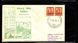 NUOVA ZELANDA  1950 - "Industrial Jubilee Exhibition" - Lettres & Documents