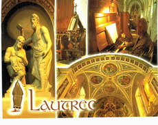 Lautrec - Collégiale St Rémy : Groupe De Marbre Sculpté Le Baptême Du Christ - Lutrin - Orgue Puget - Trompe-l'oeil - Lautrec