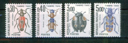 Taxes - Faune - Insectes - FRANCE - Coléoptères - N° 109 à 112 ** - 1983 - 1960-.... Neufs