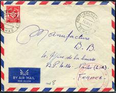 TCHAD - FRANCE FM N° 12 DE FORT ARCHAMBAULT LE 16/7/1961 / LETTRE AVION EN FRANCHISE DU 70 éme R.I.M.A. POUR NANTES - TB - Covers & Documents