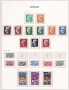 Monaco - Collection Vendue Page Par Page - Timbres Oblitérés/neufs * Avec Charnière - Usati