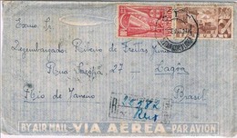 Portugal, 1947, Correio Aéreo Lisboa-Rio De Janeiro - Gebruikt