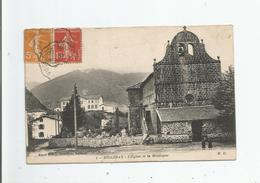 BIDARRAY 1 L'EGLISE ET LA MONTAGNE (ENFANTS) 1921 - Bidarray