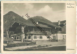 Ruhpolding - Dorfbrunnen - Foto-Ansichtskarte Großformat - Ruhpolding