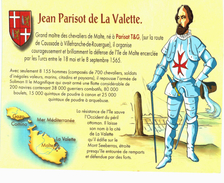 Thème - Célébrités Jean Parisot De La Valette - Politicians & Soldiers