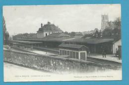 CPA 652 - Chemin De Fer La Gare De MEAUX 77 - Meaux