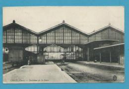 CPA - Chemin De Fer La Gare De CREIL 60 - Creil