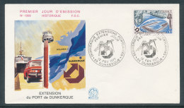 1977 Env 1er Jour N°1009 Port De Dunkerque - 1970-1979