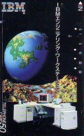 Télécarte Japon ESPACE (830)  GLOBE * SATELLITE * TERRESTRE * MAPPEMONDE * Telefonkarte Phonecard JAPAN * - Espace