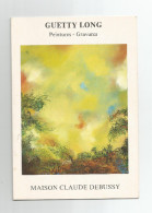 Yvelines - 78 - St Saint Germain En Laye Maison Claude Debussy  Peintures Guetty Long Exposition 1991 Carte Double - St. Germain En Laye