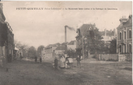 76  Petit Quevilly  Le Boulevard St Julien Et La Fabrique De Caoutchouc - Le Petit-Quevilly