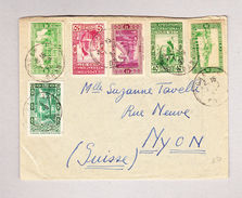 Frankreich Algerien ORAN 1.9.1937 Brief Nach NYON VD - Brieven En Documenten