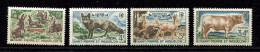 St Pierre Et Miquelon **  N° 372 à 375 - Animaux Vache, Renard, Chevreuil,, Lapin - Unused Stamps