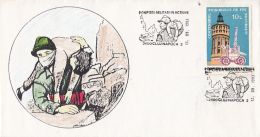 52701- MILITARY FIREFIGHTERS, FIREMEN, SPECIAL COVER, 1993, ROMANIA - Firemen