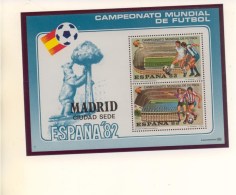 ESPAGNE - Feuillet Souvenir Du Championnat Mondial De Football 1982 -  N° 7 - MADRID - Hojas Conmemorativas