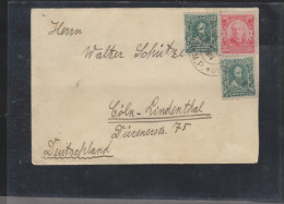 O) 1912 BRAZIL, DISCOVERER OF BRAZIL PEDRO ALVARES CABRAL, 100 REIS RED, COVER TO GERMANY, XF - Covers & Documents