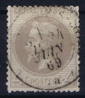 France: Yv Nr 27A  Obl Used 1863 - 1863-1870 Napoleon III With Laurels