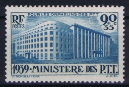 France: Yv Nr  424  MNH/**/postfrisch/neuf Sans Charniere 1939 - Nuovi