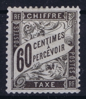 France: Yv Nr Taxe 21  MH/* Falz/ Charniere ,  1881 - 1859-1959.. Ungebraucht