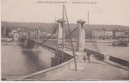 (69) NEUVILLE SUR SAONE . Le Pont Et Le Quai - Neuville Sur Saone