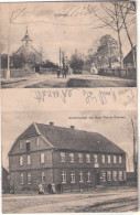CAARSSEN Amt Neuhaus Gaststätte Hans Werner Kirche Dorfstrasse Belebt 24.5.1912 Gelaufen - Lüneburg
