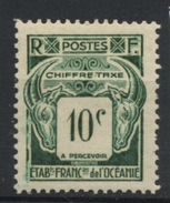 ETABLISSEMENT FRANÇAIS D'OCEANIE : TAXE N° Yvert 18** - Timbres-taxe