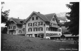 FILZBACH → Hotel Rössli Mit Touristen, Fotokarte Ca.1950 - Filzbach