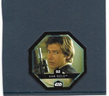 JETON 2015 COLLECTOR. STAR WARS ( LECLERC ).  HAN SOLO. N° 02  ( COSMIC SHELLS - Episodio II