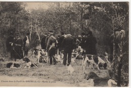 44 -LE GAVRE PRES DE BLAIN -  CHASSE A COURRE APRES LA PRISE  - FORÊT DE GAVRE - - Le Gavre