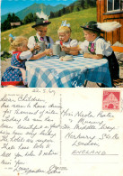 An Durscht Ham Ma, Children Drinking Beer, Germany Postcard Posted 1969 Stamp - To Identify